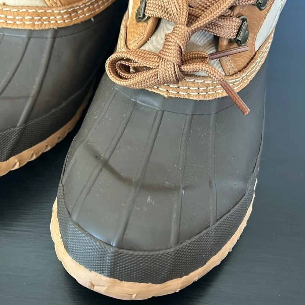 J Crew Heritage duck boots in quilted nylon Size 9 BU630